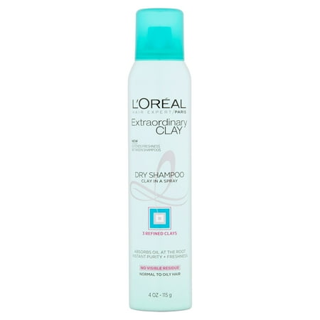 L'Oreal Paris Hair Expert Extraordinary Clay Dry Shampoo, 4 oz - Walmart.com