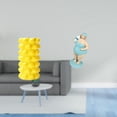 thumbnail image 2 of Jarrón de flores,Jarrón de flores para decoración del hogar,adorno de mesa de porcelana,Jarrón geométrico creativo para decoración de escritorio de oficina,Figura de dama en traje de, 2 of 8