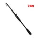 thumbnail image 1 of Caña de pescar ultraligera Caña de pescar de baitcasting telescópica de carbono (2,4 m) Ehuebsd Para estrenar, 1 of 9