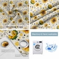 thumbnail image 2 of Vintage Sunflower Blackout Curtains for Bedroom, Summer Botanical Farmhouse Floral Thermal Insulated Kitchen Drapes with Grommets, Light Blocking Window Treatment, 2 Panels 42" x 54", 2 of 7