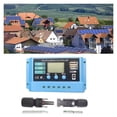 thumbnail image 3 of Contrôleur de Système Solaire Double USB 10/20/30A Contrôleur de Charge Solaire 12V 24V Régulateur de Panneau de Cellule Solaire pour Pile Lithium, Sûr à Utiliser, 3 of 5