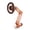 Rose Gold, variant on Universal 360° Magnetic Car Phone Holder with Metal-Foldable-Design, Adhesive Dashboard Mount for Navigation, Compatible with Wireless Charging, for Car Travel, Gold