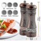 thumbnail image 2 of Adjustable Wooden Spice Grinder Set - 2 Piece Salt and Pepper Mill Collection, 2 of 5