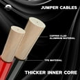 thumbnail image 5 of Jumper Cables for Car Battery，Heavy Duty Booster Cables for Jump Starting Dead or Weak Batteries, Emergency Start Cable for Car Van Truck with Carry Bag(8Gauge,10FT), 5 of 7