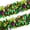 C, variant on Mardi Gras Party Decoration Garland, 6.6 Ft Carnival Purple Green and Gold Garland Hanging Decor, Glitter Carnival Party Ornaments for Indoor and Outdoor Festive Staircase Railing Mantle New Year
