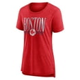 thumbnail image 2 of Women's Red Boston Red Sox Toppler Tri-Blend T-Shirt, 2 of 3