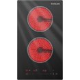thumbnail image 1 of 12 in. 2-Elements Built-In Radiant Electric Cooktop, Slide Touch Control and ETL Certified, 1 of 5