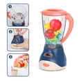 thumbnail image 2 of Realistic Kitchen Appliances Play Set - Coffee Maker, Blender, Mixer & Toaster with Lights & Sounds, Ages 4-8(Blue）, 2 of 7
