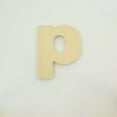 thumbnail image 3 of Package of 1, 6 Inch X 3/4" Thickness Baltic Birch Wood Letter p in The Arial Font, Thick, Lower Case for Art & Craft Project, Made in USA, 3 of 4
