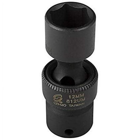 UPC: 0613364158128 | Sunex Tools 812UM – 1/4 Drive 12MM Universal Impact Socket