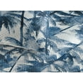 thumbnail image 3 of Ambesonne Palm Trees Quilted Bedspread Set 3 Pcs, Dreamy Silhouettes Woods, King, Blue Grey Dark Sky Blue, 3 of 4