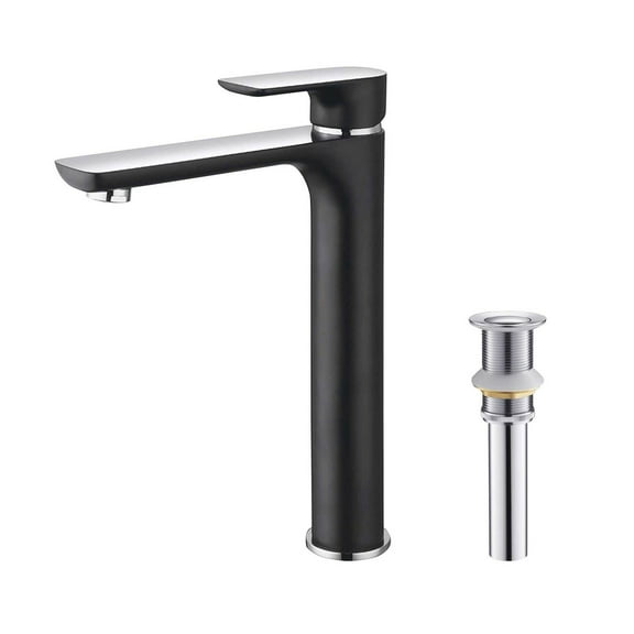 Kibi Tender-T Single Handle Bathroom Vessel Sink Faucet with Pop Up Drain