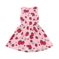 thumbnail image 4 of WhouRiu Girls Casual Cartoon Graphic Dresses Sleeveless Crew Neck A Line Swing Dress Kids Comfortable Cute Summer Everyday Sundress,9-10 Years, 4 of 4