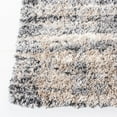 thumbnail image 4 of SAFAVIEH Fontana Deacon Abstract Shag Runner Rug, Grey/Ivory, 2'3" x 6', 4 of 8