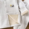 thumbnail image 3 of Gubotare Baby Clothes Boy Newborn Fall Toddler Boy Clothes Shirt + Print Pants 2 Pieces Boy Winter Spring Outfits Set 3 6 9 12 24 Months 3T 4T 5T 6T 7T (Grey,18-24 Months), 3 of 3