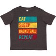 thumbnail image 3 of Inktastic Eat Sleep Basketball Repeat Boys or Girls Toddler T-Shirt, 3 of 5