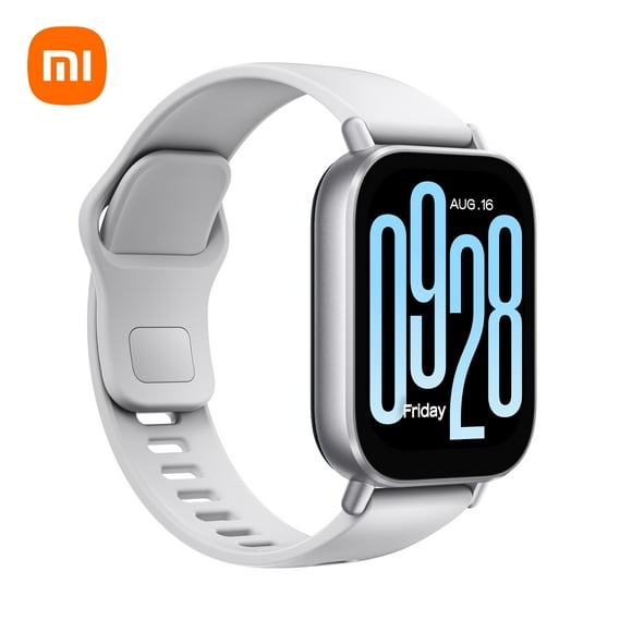 Redmi Watch 5 Active Smartwatch with 2" Display - 18-Day Battery, 5ATM Waterproof, Health Monitor, Midnight Silver Silicone Strap