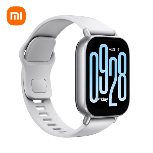 Redmi Watch 5 Active Smartwatch with 2" Display - 18-Day Battery, 5ATM Waterproof, Health Monitor, Midnight Silver Silicone Strap