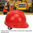 thumbnail image 3 of Casque de Sécurité, Casque Rigide de Sécurité en ABS à Haute Robustesse pour le Travail Extérieur, 3 of 7