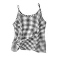 thumbnail image 6 of Eltusu Girls Tank Tops, Crew Neck Holiday Plaid Summer Sleeveless T-Shirts Black Size 11-12 T, 6 of 7