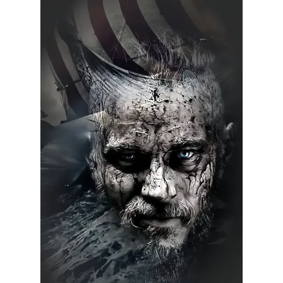 Diamond Painting Kits for Adults, Vikings 5D DIY Diamond Art Kits Full Drill Diamond Dots for Gift Wall Decor and Relaxation Gem Arts