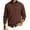 Brown, variant on GrmtClth Crew Neck Sweaters Men Lightweight Knit Sweaters Casual Basic Comfy Soft Long Sleeve Pullover White M