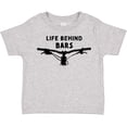 thumbnail image 3 of Inktastic Life Behind Bars Mountain Bike Boys or Girls Toddler T-Shirt, 3 of 5