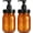Amber Jar With Black Pump, variant on 16oz Plastic Mason Jar Soap Dispenser with Pump, 2 Pack Refillable Farmhouse Dispenser for Kitchen Bathroom