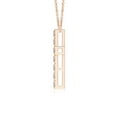thumbnail image 2 of ANGARA Natural Flat Prong-Set Diamond Cross Pendant in 14K Rose Gold for Women (Size-2.5mm| Color-K| Clarity-I3) | April Birthstone, Anniversary, Jewelry Gift for Women | Natural Diamond Necklace, 2 of 9