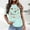 Light Blue, variant on QHWAUAKFBN T Shirts For Women Graphic Chicken Shirt Cute Chicken Mom Farm Country Tee Tshirts Top