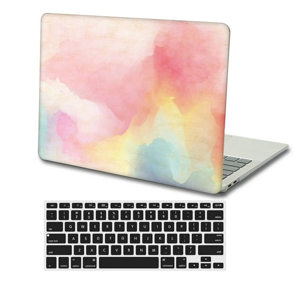 KSK KAISHEK Hard Shell Only for MacBook Pro 16" with Touch ID Type C + Black Keyboard Cover Model: A2141 (Colorful A 2)