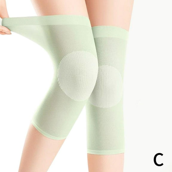 Ultra-Thin 0.5mm High-Elastic Knee Pads Breathable Anti-Slip Support for Running Fitness and Cycling