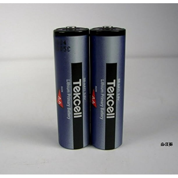 (2) Tekcell SB-AA11 14500 3.6V AA for 3.6V Lithium Battery - non ...