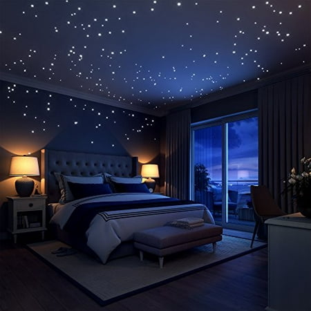 Glow In The Dark Galaxy Wall Stickers It Adds The Look Of A Real Night Sky