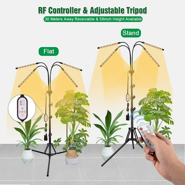 2-ft. 85-Watt LED Full Spectrum Grow Light with Auto-Timer