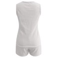 thumbnail image 3 of MAIHAN Women Summer Outfits Spring Outfits for Women 2026 Shirt Tops Shorts Clothes Sets Trendy 2 Piece Summer Shorts Set Cotton Outfits Sets, 3 of 5