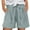 Gray-02, variant on REALiKUN Women Summer Casual Shorts Bowknot Tie Waist Beach Vacation Shorts with Pockets