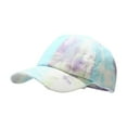 thumbnail image 3 of Mens Hat Unisex Baseball Trendy Tie Dye Distressed Sporty Casual Outdoor Adjustable Fashion Headwear Sun Protection Summer Men's Baseball Caps, 3 of 3