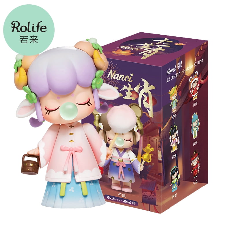 Rolife Nanci Ⅴ Series Mini Figure,Blind Box Figurine Gift Mystery Box ...