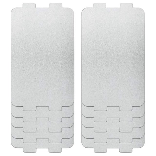 10 Piezas de LáMina de Mica Universal para Horno Microondas, Hojas de Repuesto de Cubierta de GuíA de de Mica para Horno