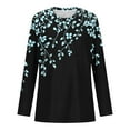 thumbnail image 7 of Ladies Spring Tops and Blouses Long Sleeve Womens Shirts Trendy Graphic Women Print Tops Lapel Long Sleeve Shirt My Items, 7 of 7