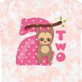 thumbnail image 4 of Inktastic Pink Sloth 2nd Birthday Girls Toddler T-Shirt, 4 of 5