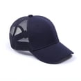 thumbnail image 2 of Women Adjustable Baseball Cap Outdoor Summer Hats Mesh Net Trucker Hat, 2 of 3