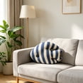 thumbnail image 5 of Summer Ocean Style Nautical Shaped Decorative Pillows Knit Fabric Fish Throw Cushions, Themed Pillows for Sofa Bedroom Beach House Decoration, Coastal Marine Home Decor, 5 of 6