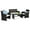 Black/White Sand, variant on Best Choice Products 4-Piece Outdoor Wicker Patio Conversation Furniture Set w/ Table, Cushions - Black/White Sand