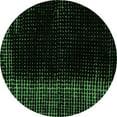 thumbnail image 1 of Ahgly Company Indoor Round Abstract Emerald Green Modern Area Rugs, 8' Round, 1 of 4
