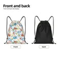 thumbnail image 2 of Yiaed Summer Stamp Print Drawstring Bags Drawstring Backpack Bulk String Back Pack Gym Sport Bag-Small, 2 of 5