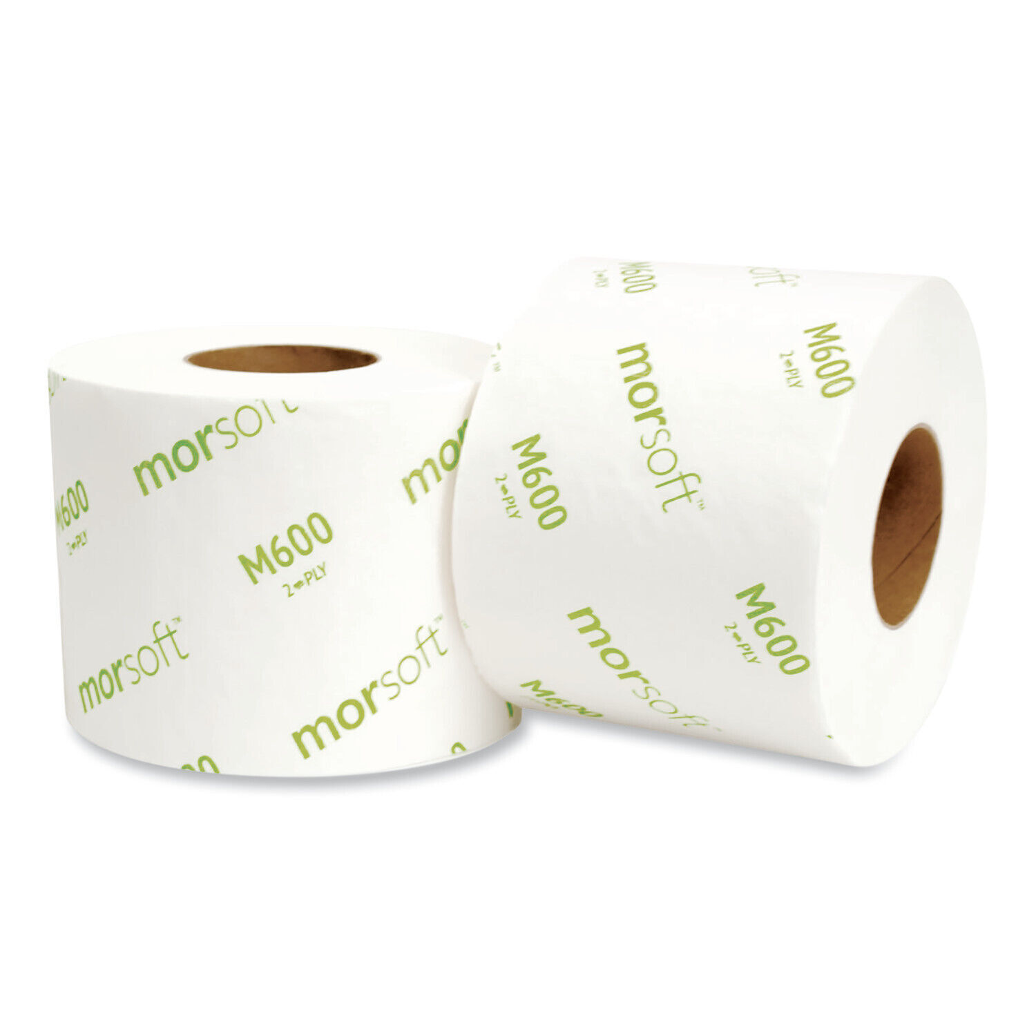 48 Rolls White Toilet Paper Septic Safe 2-Ply Soft 600 Sheets/Roll