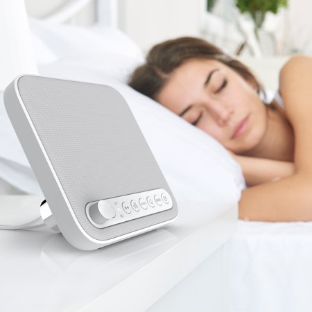 Pure Enrichment Wave Premium Sleep Therapy Sound Machine (White) - 6 Soothing Sounds