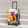 thumbnail image 2 of Lsque Pikmin Printed Luggage Cover, Travel Luggage Protector,Scratch and Dirt Resistant, Fits 18-32 Inch Luggage - Small, 2 of 9